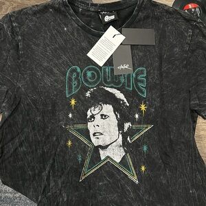 Rare Vintage Inspired Dye Washed David Bowie Starman Tee